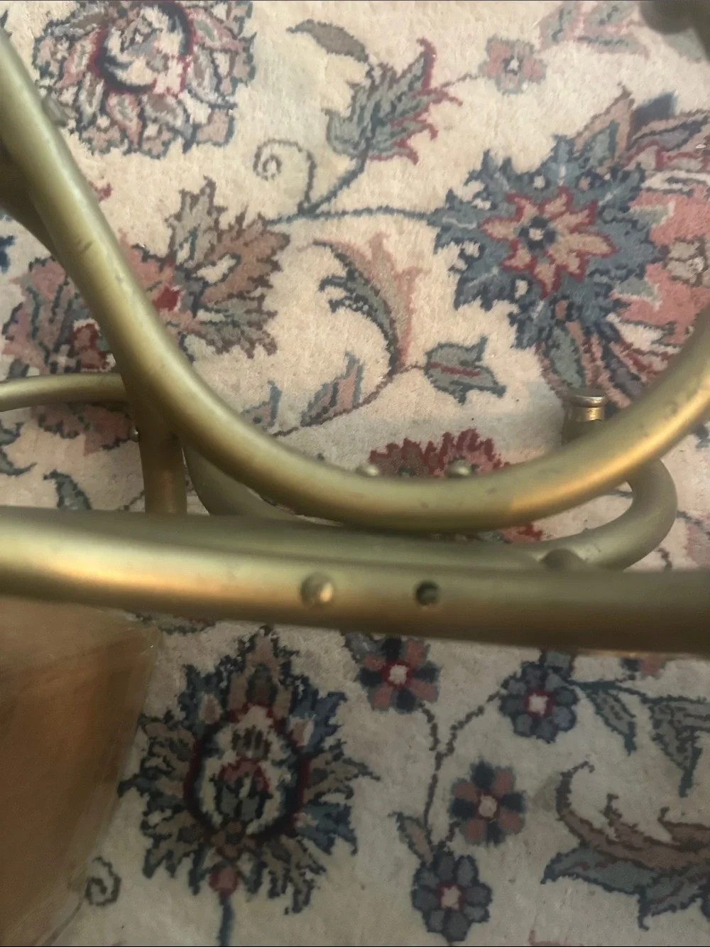 Vintage Brass Hollywood Regency Wall-Mounted Coat Rack